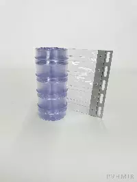 ПВХ завеса морозостойкая рифленая 2x200мм, 1,5м